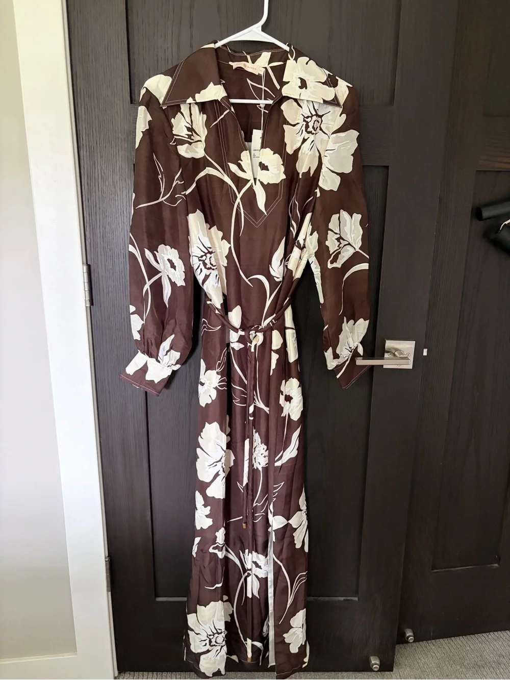 Tory Burch new w tags Deep Chocolate Daisy Dress!  So beautiful!! $598 retail!